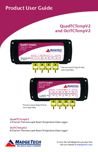Thumbnail of document Manual - QuadTCTempV2  / QuadTemp2000 4 Channel Thermocouple Data Logger